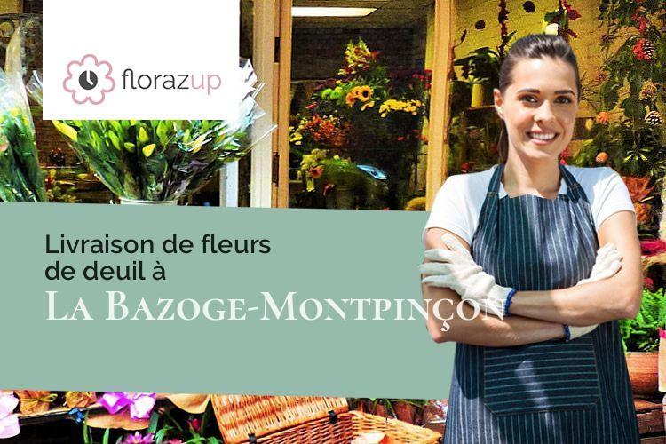 couronnes florales pour un décès à La Bazoge-Montpinçon (Mayenne/53440)