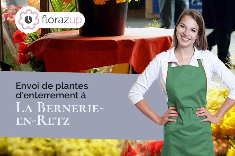 gerbes de fleurs pour un enterrement à La Bernerie-en-Retz (Loire-Atlantique/44760)