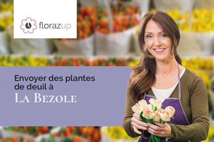 couronnes florales pour un enterrement à La Bezole (Aude/11300)