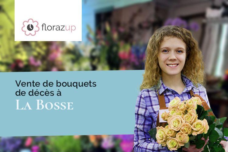 gerbes de fleurs pour un deuil à La Bosse (Doubs/25210)