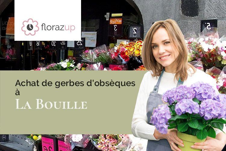 compositions de fleurs pour des obsèques à La Bouille (Seine-Maritime/76530)