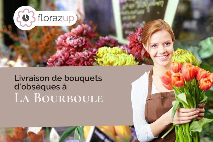 compositions florales pour un décès à La Bourboule (Puy-de-Dôme/63150)