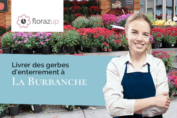 couronnes florales pour une crémation à La Burbanche (Ain/01510)