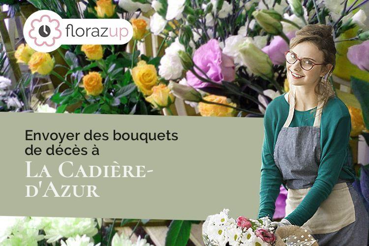 compositions florales pour un décès à La Cadière-d'Azur (Var/83740)
