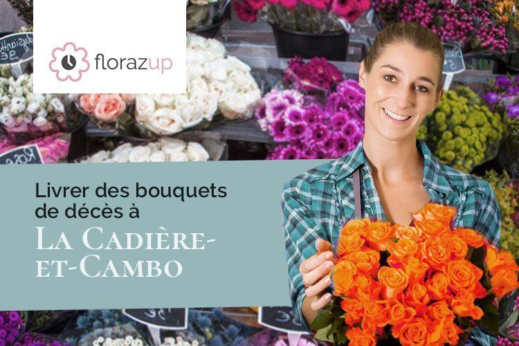 bouquets de fleurs pour un enterrement à La Cadière-et-Cambo (Gard/30170)