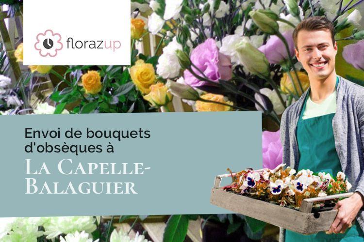 couronnes de fleurs pour un décès à La Capelle-Balaguier (Aveyron/12260)