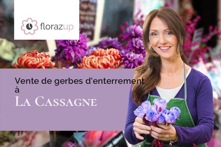 créations de fleurs pour un deuil à La Cassagne (Dordogne/24120)