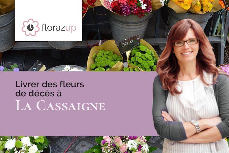 compositions de fleurs pour des obsèques à La Cassaigne (Aude/11270)