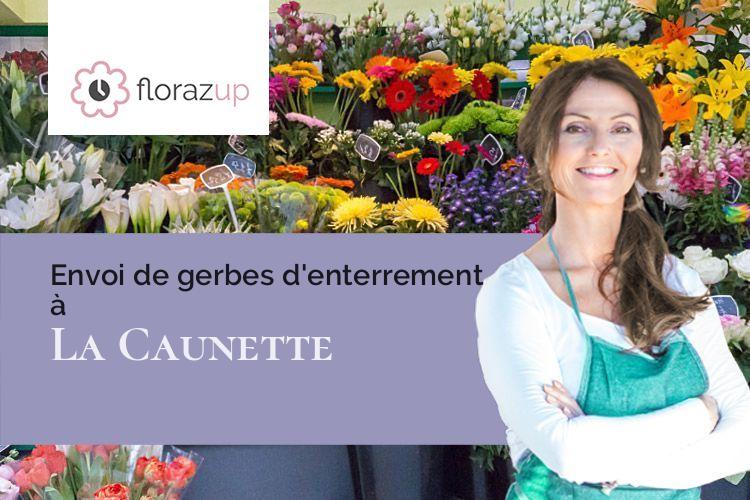 fleurs deuil pour une crémation à La Caunette (Hérault/34210)