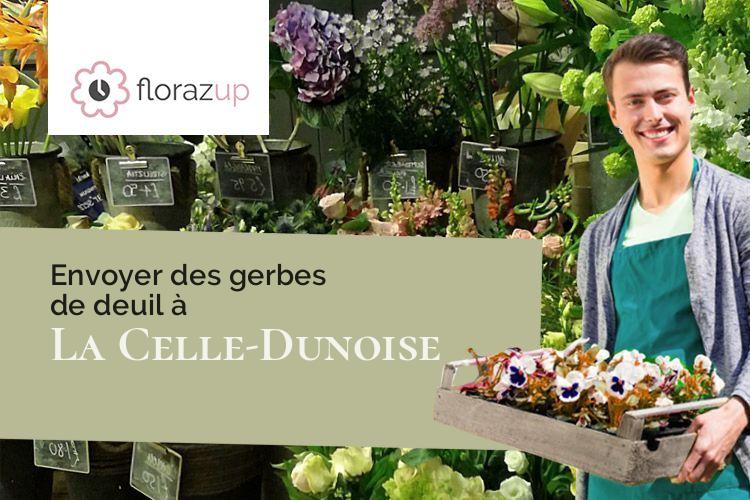 fleurs deuil pour des obsèques à La Celle-Dunoise (Creuse/23800)