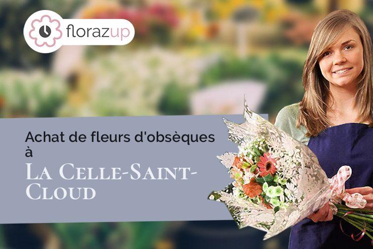 créations de fleurs pour des obsèques à La Celle-Saint-Cloud (Yvelines/78170)