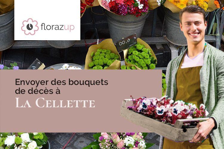 gerbes de fleurs pour des obsèques à La Cellette (Creuse/23350)