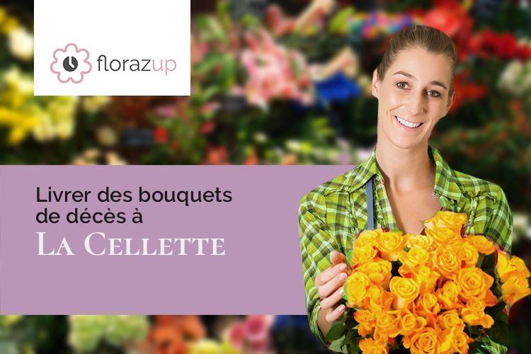 gerbes de fleurs pour des obsèques à La Cellette (Puy-de-Dôme/63330)