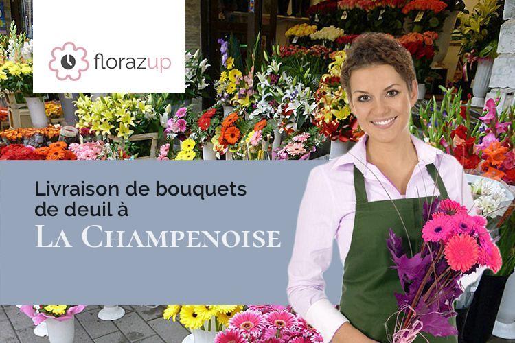 couronnes de fleurs pour un décès à La Champenoise (Indre/36100)