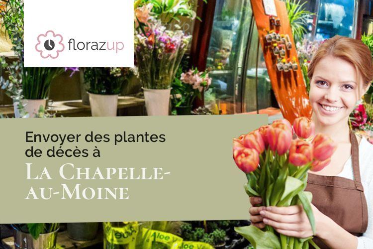 coeurs de fleurs pour des obsèques à La Chapelle-au-Moine (Orne/61100)