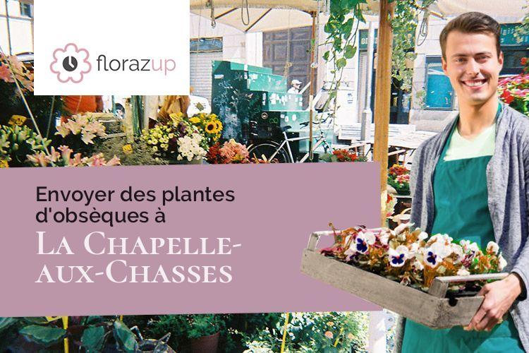 compositions de fleurs pour un enterrement à La Chapelle-aux-Chasses (Allier/03230)