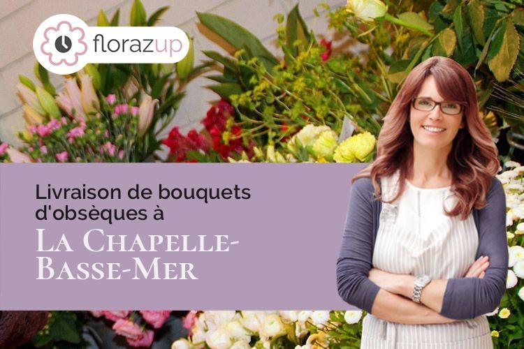 bouquets de fleurs pour un décès à La Chapelle-Basse-Mer (Loire-Atlantique/44450)