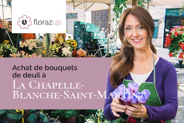 créations florales pour des obsèques à La Chapelle-Blanche-Saint-Martin (Indre-et-Loire/37240)