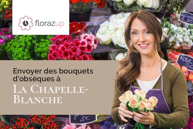 créations florales pour un enterrement à La Chapelle-Blanche (Savoie/73110)