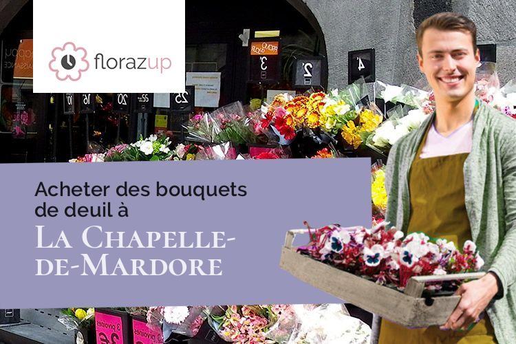 compositions de fleurs pour des obsèques à La Chapelle-de-Mardore (Rhône/69240)