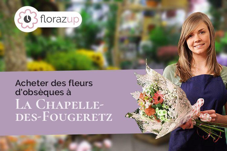 compositions de fleurs pour une crémation à La Chapelle-des-Fougeretz (Ille-et-Vilaine/35520)