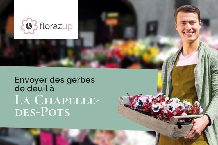 coupes de fleurs pour un enterrement à La Chapelle-des-Pots (Charente-Maritime/17100)