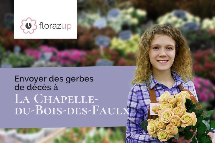 créations de fleurs pour des obsèques à La Chapelle-du-Bois-des-Faulx (Eure/27930)