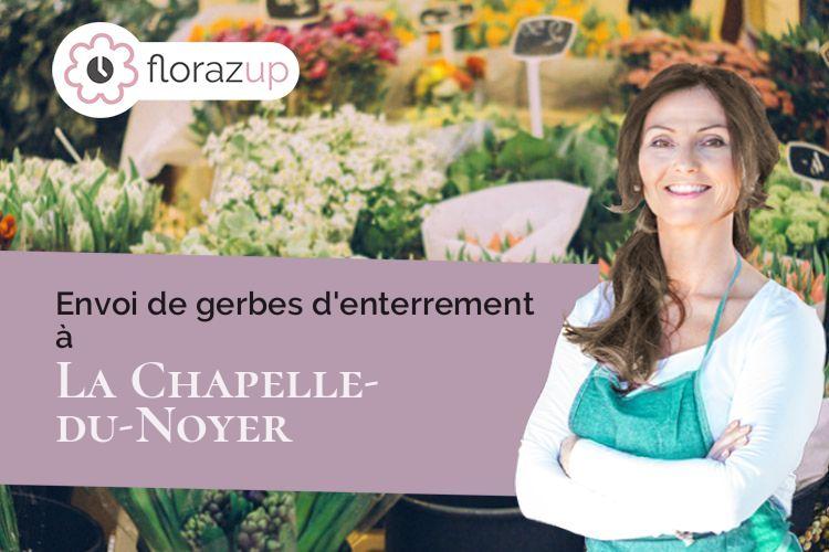 créations de fleurs pour un deuil à La Chapelle-du-Noyer (Eure-et-Loir/28200)