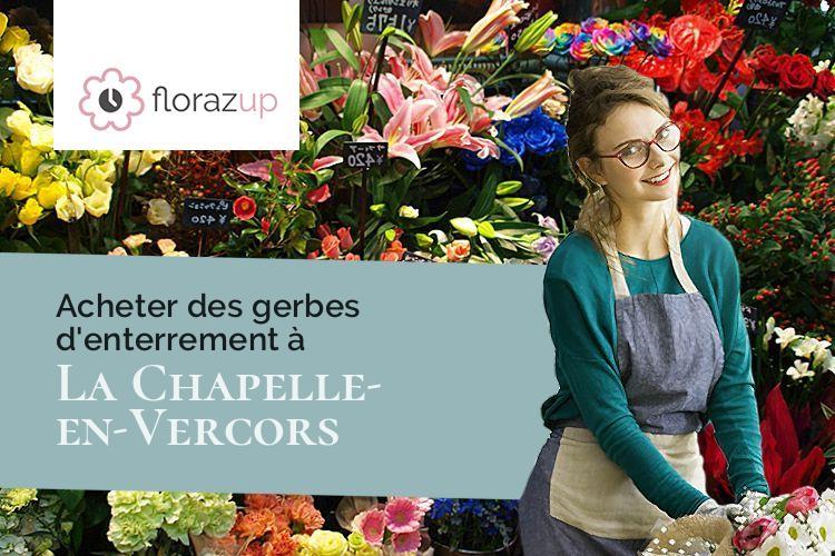 créations de fleurs pour un deuil à La Chapelle-en-Vercors (Drôme/26420)