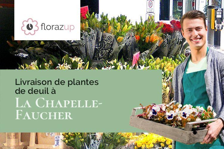 gerbes de fleurs pour des obsèques à La Chapelle-Faucher (Dordogne/24530)