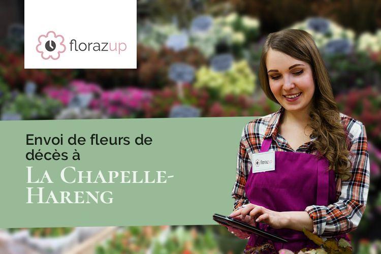 compositions de fleurs pour des obsèques à La Chapelle-Hareng (Eure/27230)