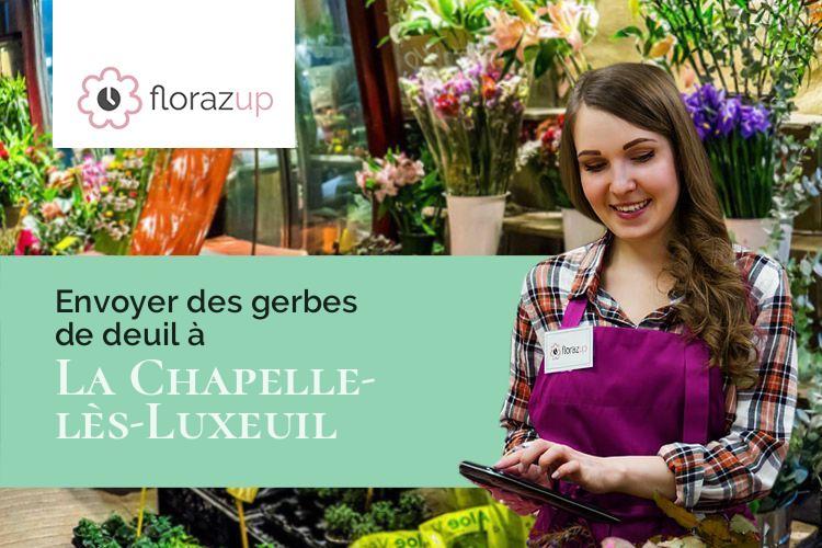 compositions de fleurs pour un décès à La Chapelle-lès-Luxeuil (Haute-Saône/70300)