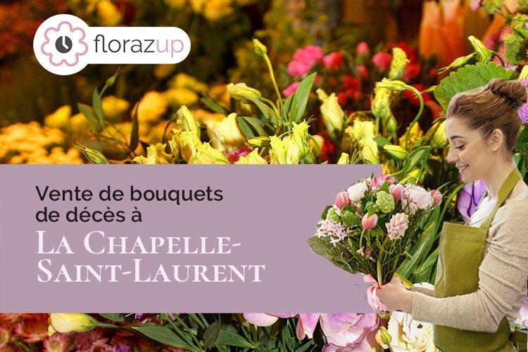 compositions florales pour un décès à La Chapelle-Saint-Laurent (Deux-Sèvres/79430)