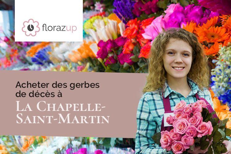 coupes de fleurs pour un enterrement à La Chapelle-Saint-Martin (Savoie/73170)