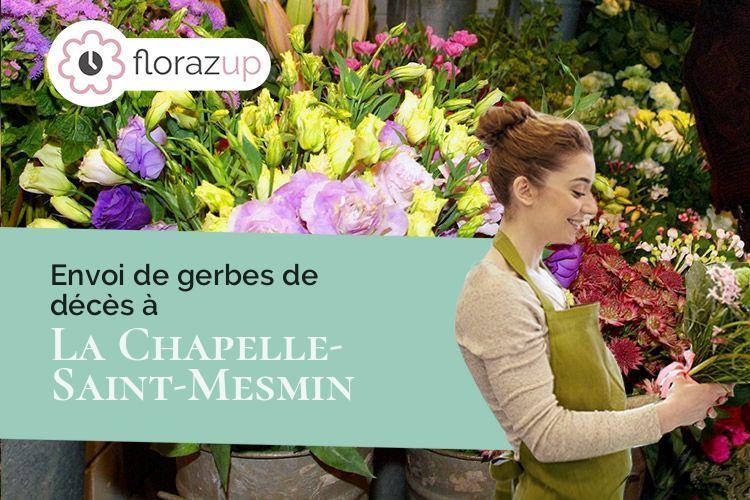fleurs deuil pour un deuil à La Chapelle-Saint-Mesmin (Loiret/45380)