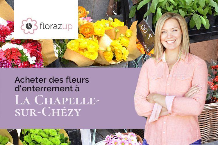 gerbes de fleurs pour un deuil à La Chapelle-sur-Chézy (Aisne/02570)