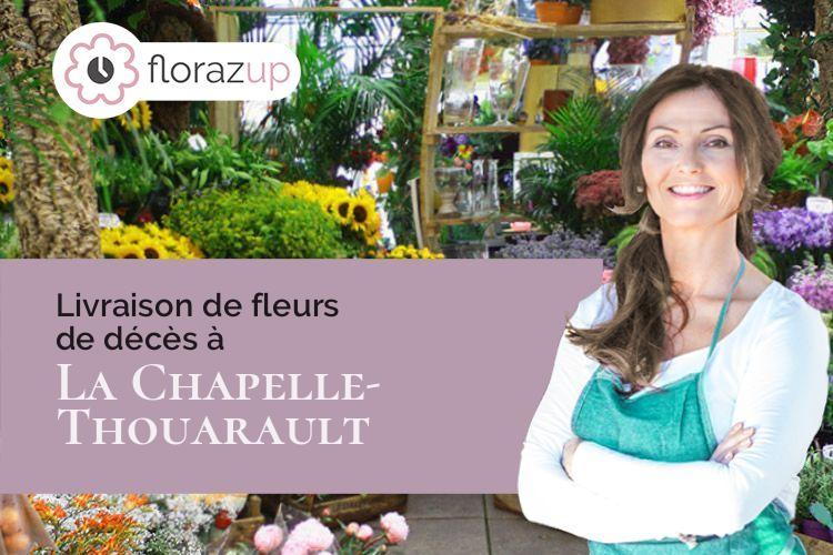 compositions florales pour un décès à La Chapelle-Thouarault (Ille-et-Vilaine/35590)