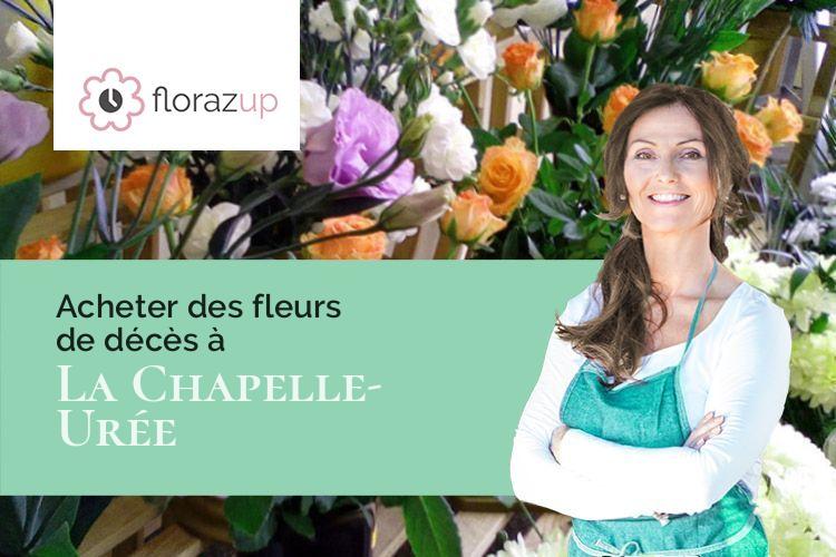 coupes de fleurs pour un deuil à La Chapelle-Urée (Manche/50370)