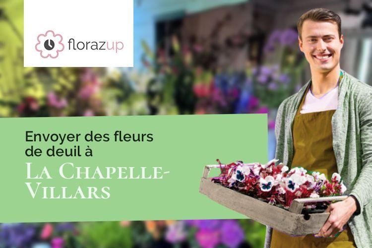 créations de fleurs pour un enterrement à La Chapelle-Villars (Loire/42410)