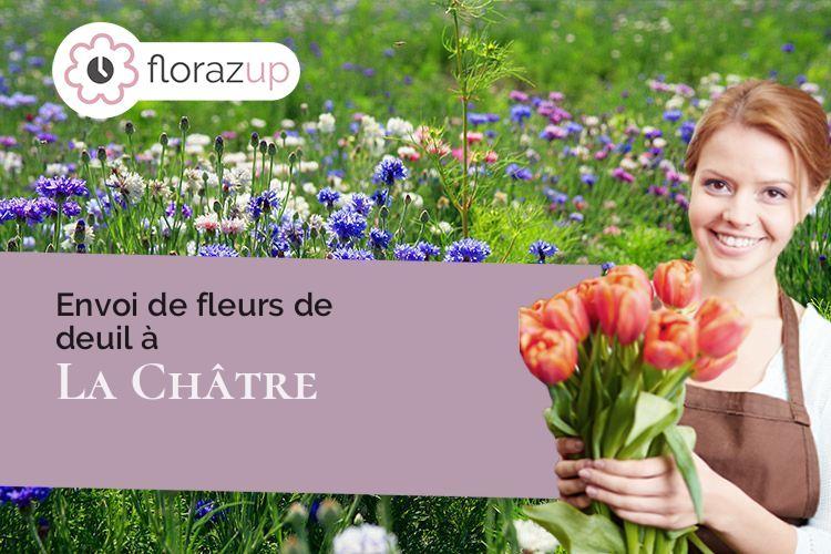 compositions de fleurs pour des obsèques à La Châtre (Indre/36400)