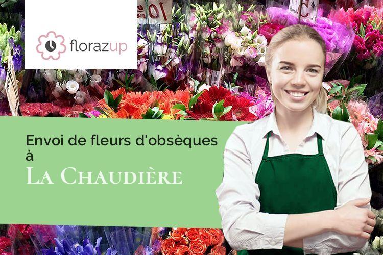 coeurs de fleurs pour un décès à La Chaudière (Drôme/26340)
