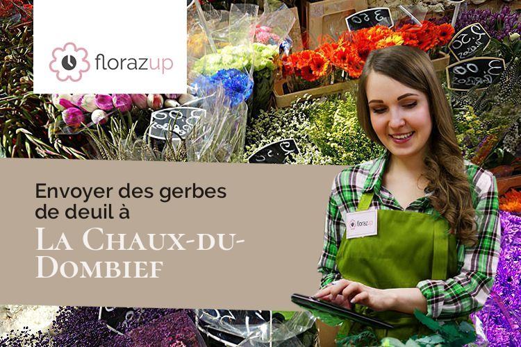 couronnes florales pour une crémation à La Chaux-du-Dombief (Jura/39150)