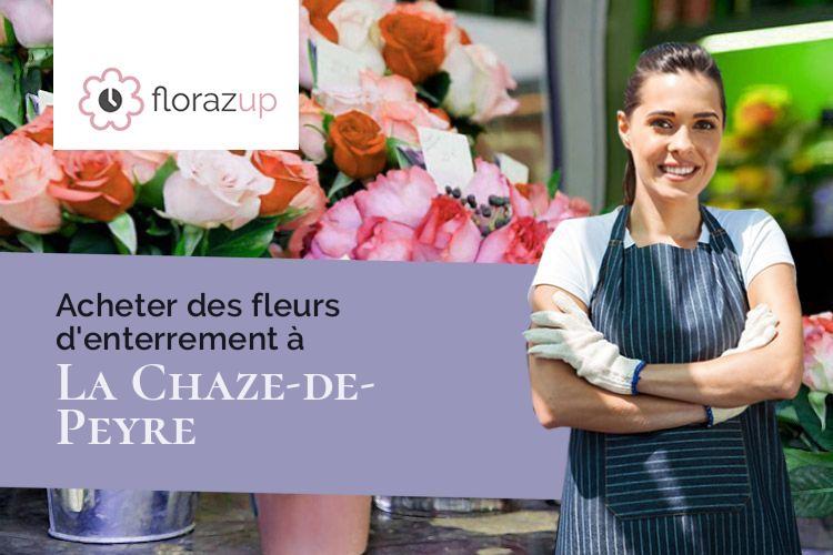 compositions de fleurs pour un décès à La Chaze-de-Peyre (Lozère/48130)