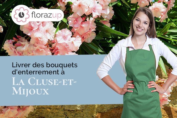 gerbes de fleurs pour des funérailles à La Cluse-et-Mijoux (Doubs/25300)