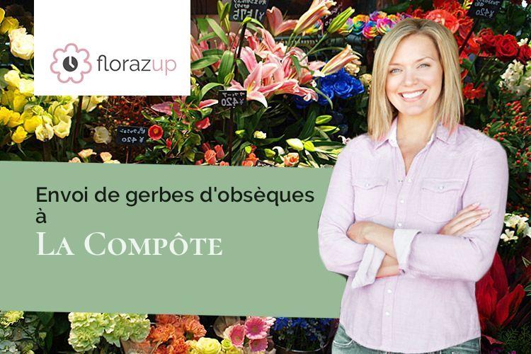compositions florales pour un décès à La Compôte (Savoie/73630)