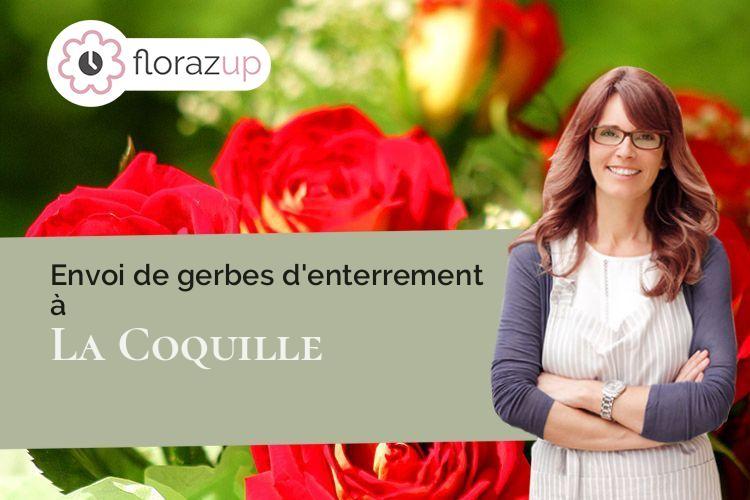 créations florales pour des obsèques à La Coquille (Dordogne/24450)