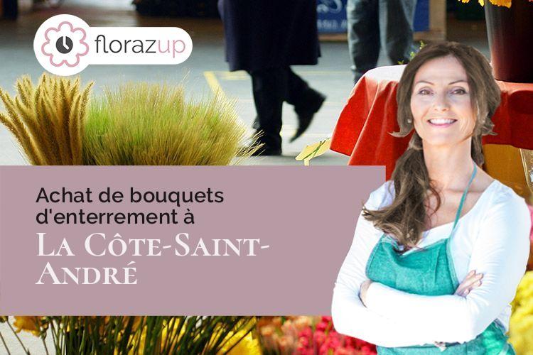 coupes de fleurs pour des obsèques à La Côte-Saint-André (Isère/38260)