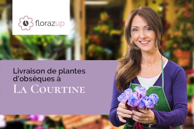 créations florales pour un décès à La Courtine (Creuse/23100)