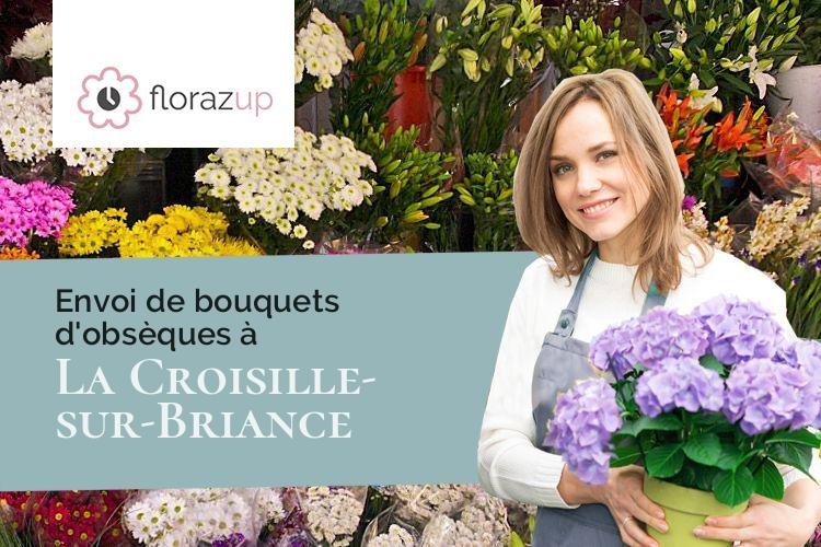 compositions florales pour un enterrement à La Croisille-sur-Briance (Haute-Vienne/87130)