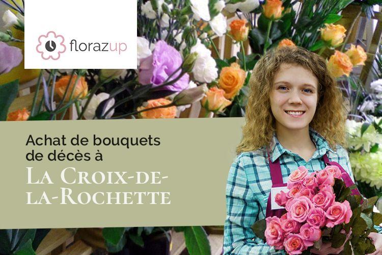 bouquets de fleurs pour un deuil à La Croix-de-la-Rochette (Savoie/73110)